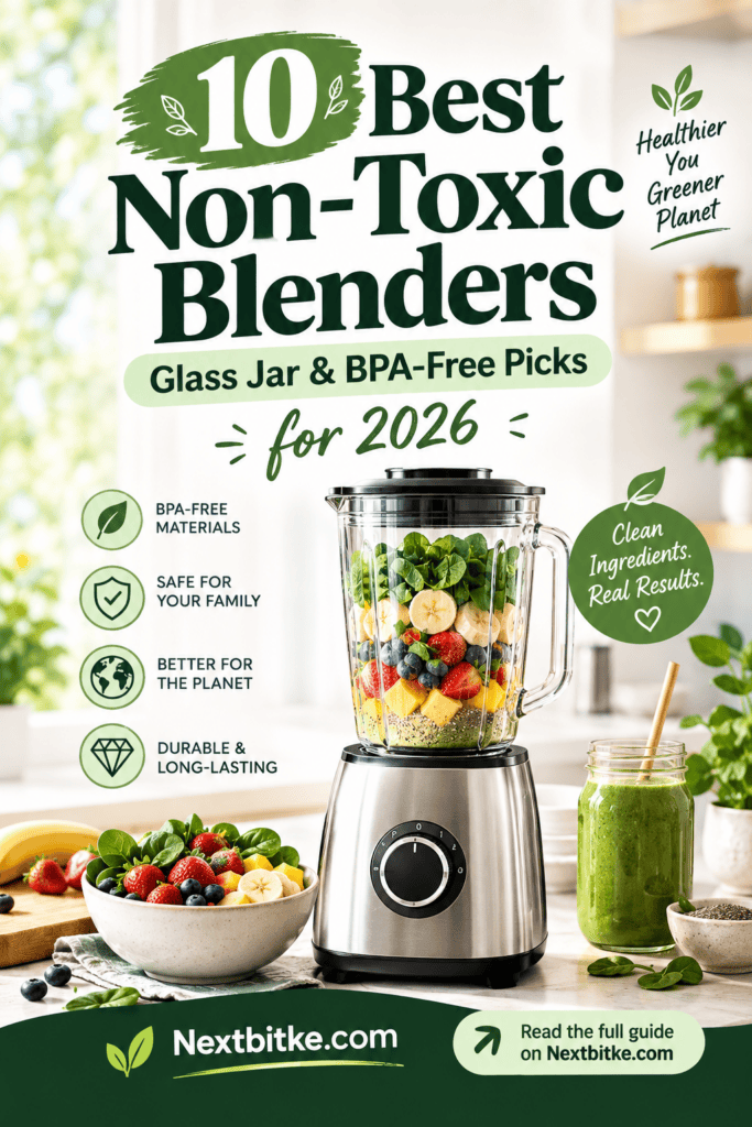 10 Best Non-Toxic Blenders (Glass Jar & BPA-Free Picks for 2026)